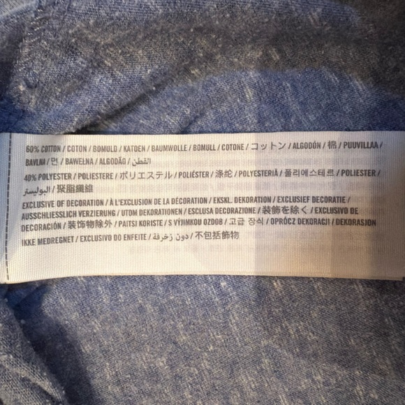 Abercrombie and Fitch, large blue T-shirt - Picture 4 of 4